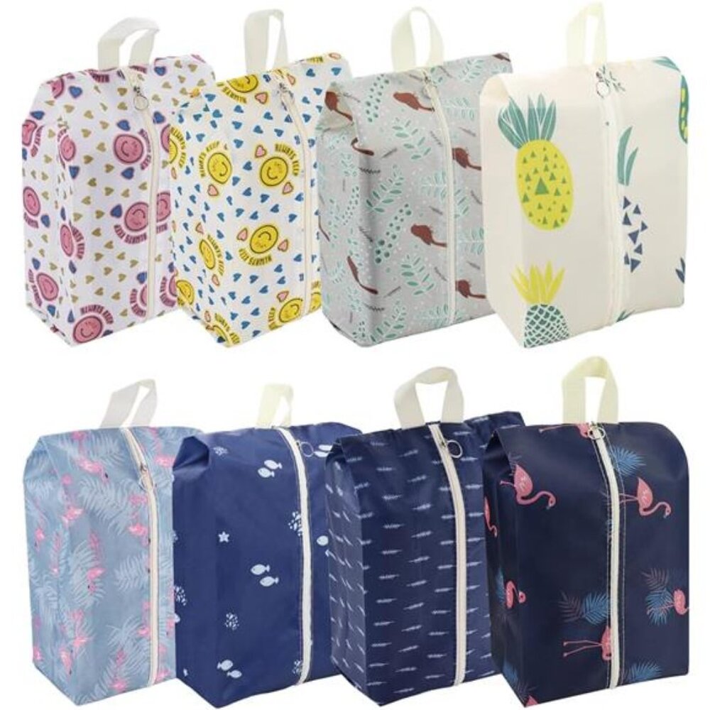 Travel Shoe Bags Waterproof Portable Shoe Storage Pouch with Handle